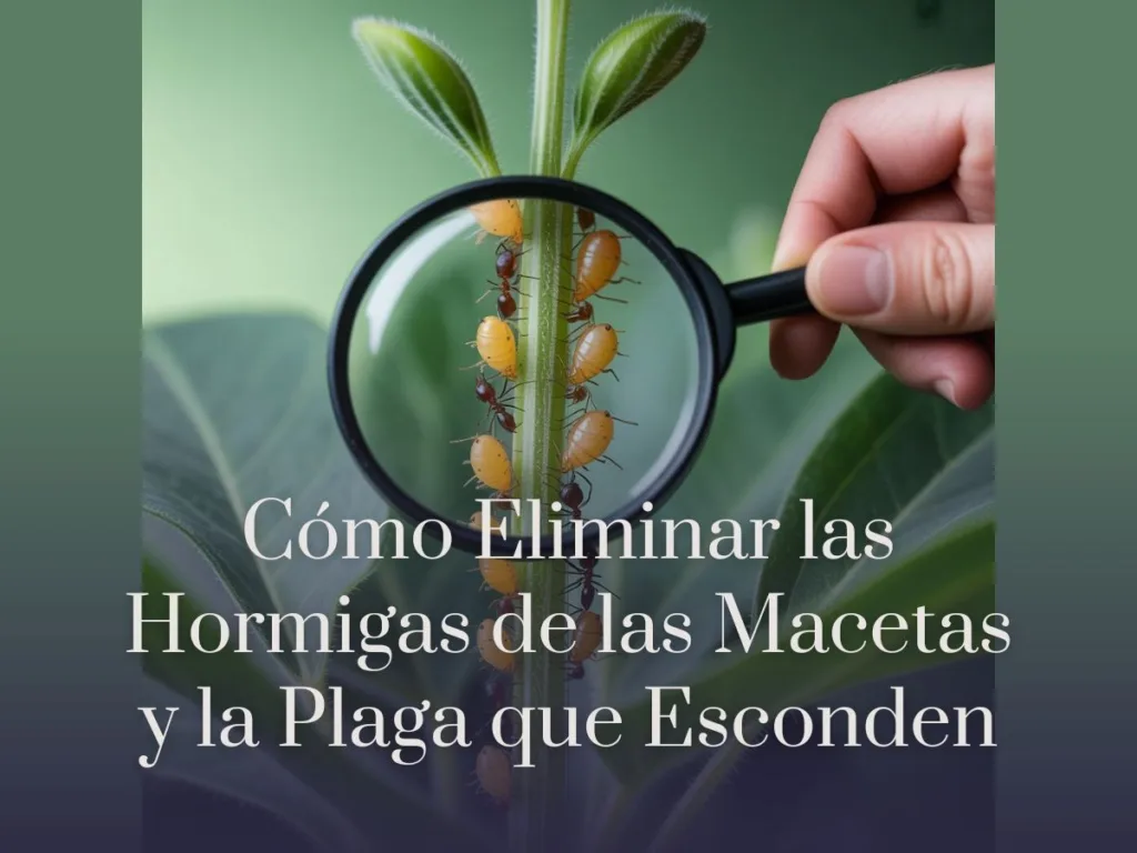 Cómo Eliminar las Hormigas de las Macetas y la Plaga que Esconden