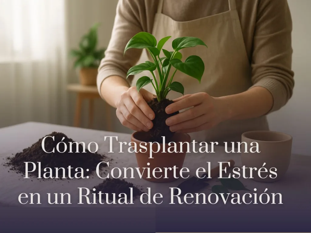 Cómo Trasplantar una Planta Convierte el Estrés en un Ritual de Renovación