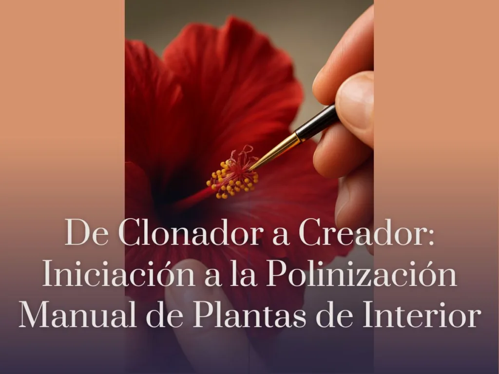 De Clonador a Creador Iniciación a la Polinización Manual de Plantas de Interior