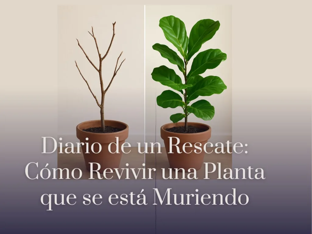 Diario de un Rescate Cómo Revivir una Planta que se está Muriendo