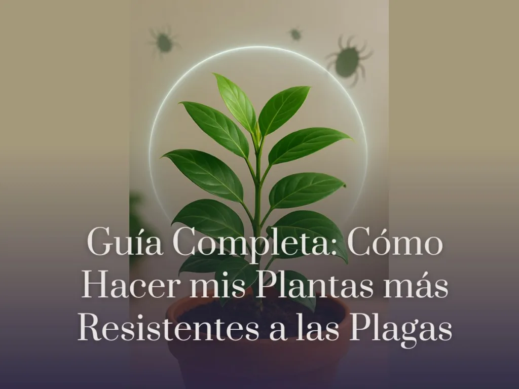 Guía Completa Cómo Hacer mis Plantas más Resistentes a las Plagas