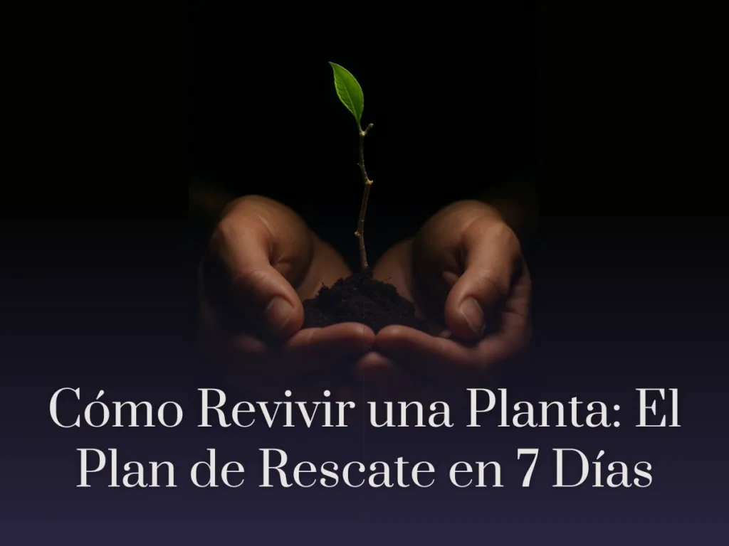 Cómo Revivir una Planta El Plan de Rescate en 7 Días