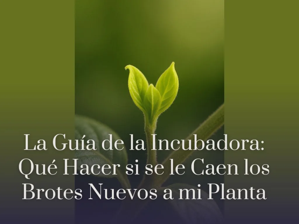 La Guía de la Incubadora Qué Hacer si se le Caen los Brotes Nuevos a mi Planta
