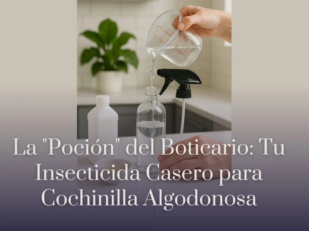 La Poción del Boticario Tu Insecticida Casero para Cochinilla Algodonosa