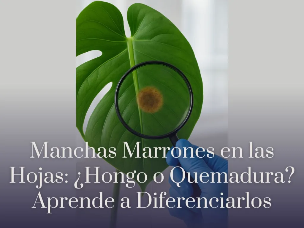 Manchas Marrones en las Hojas ¿Hongo o Quemadura Aprende a Diferenciarlos