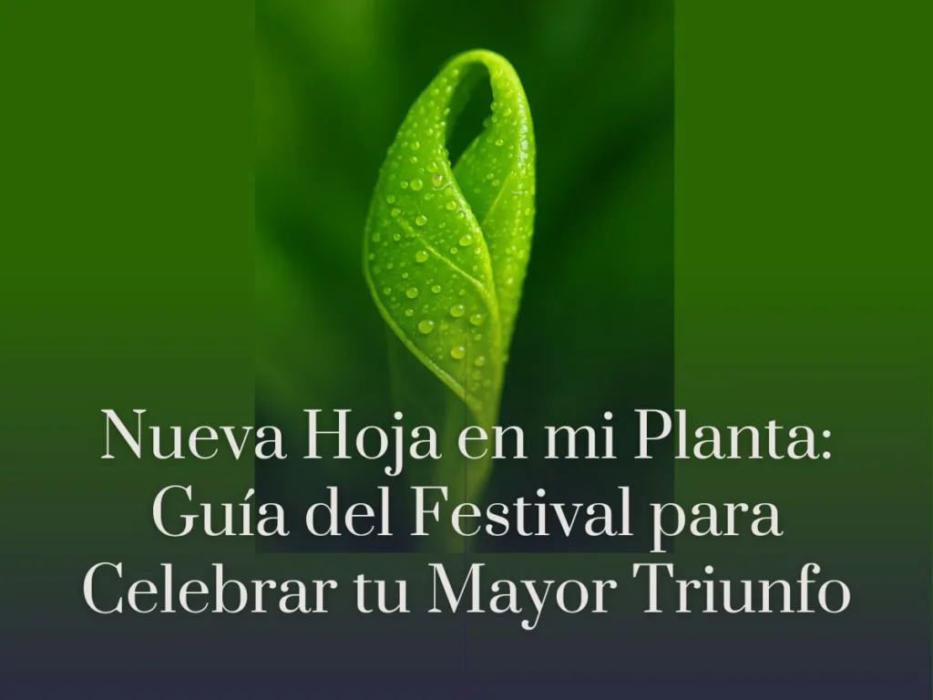 Nueva Hoja en mi Planta Guía del Festival para Celebrar tu Mayor Triunfo