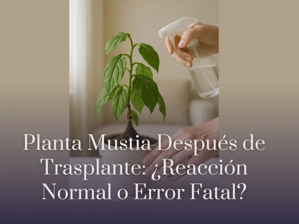 Planta Mustia Después de Trasplante ¿Reacción Normal o Error Fatal