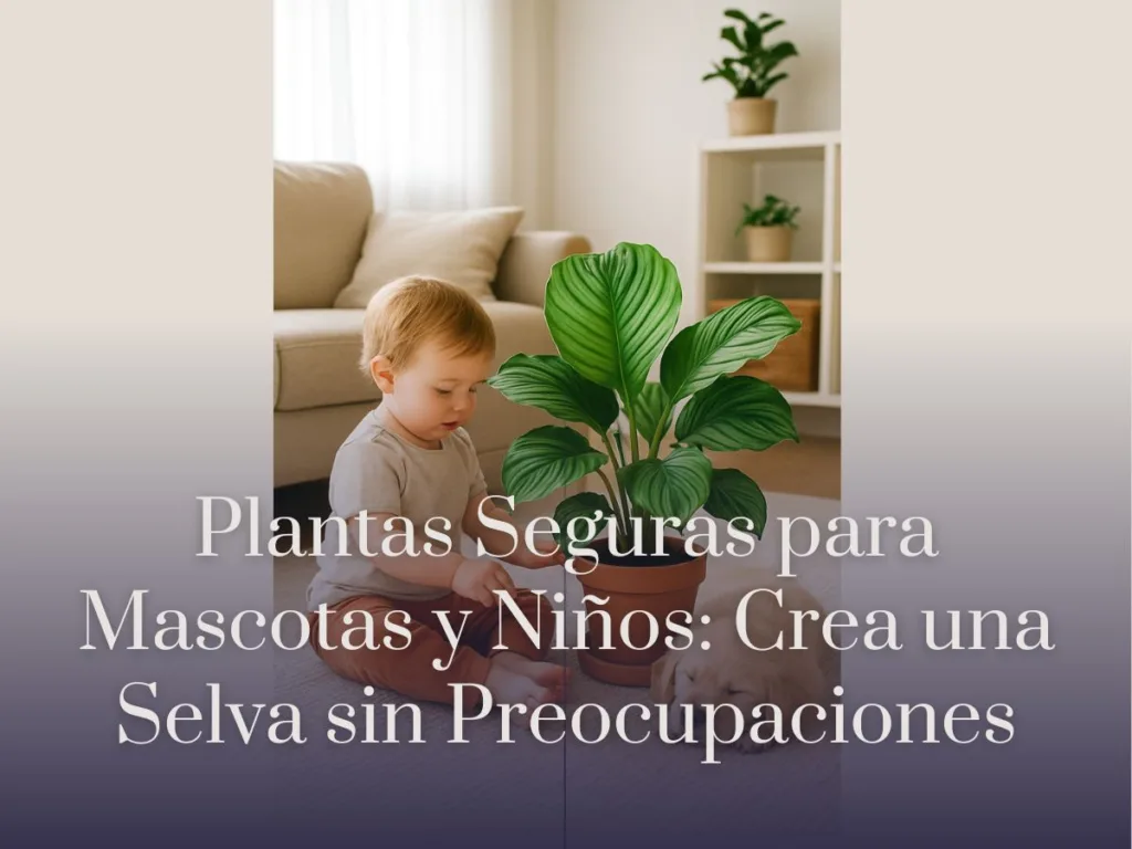 Plantas Seguras para Mascotas y Niños Crea una Selva sin Preocupaciones