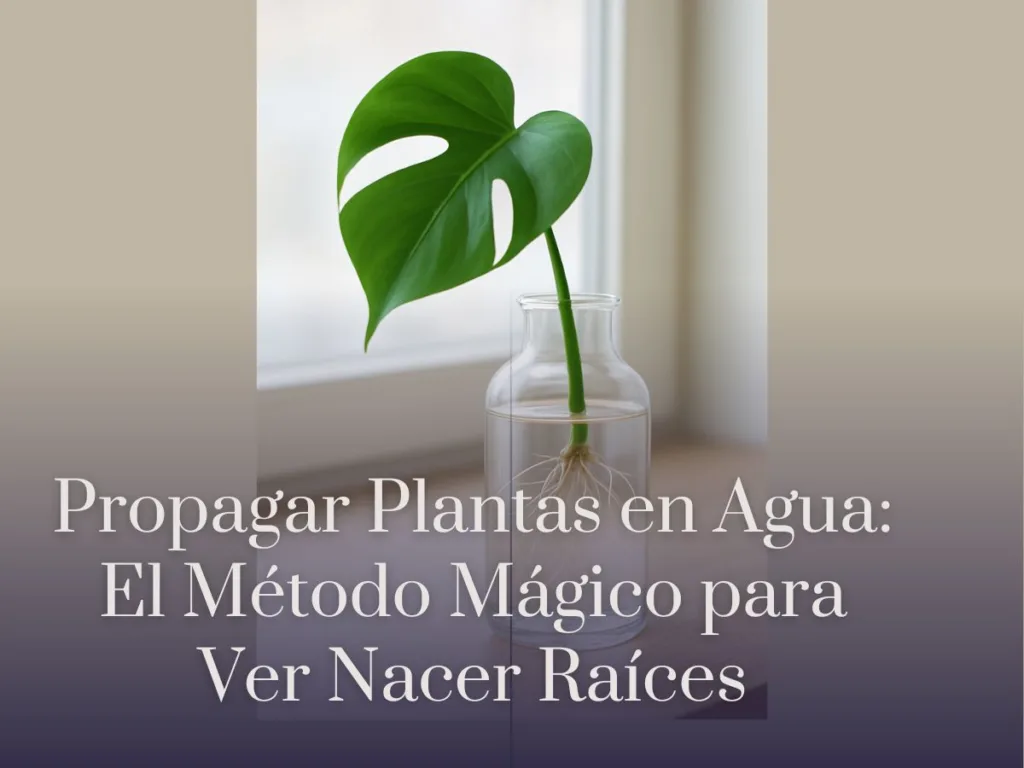 Propagar Plantas en Agua El Método Mágico para Ver Nacer Raíces