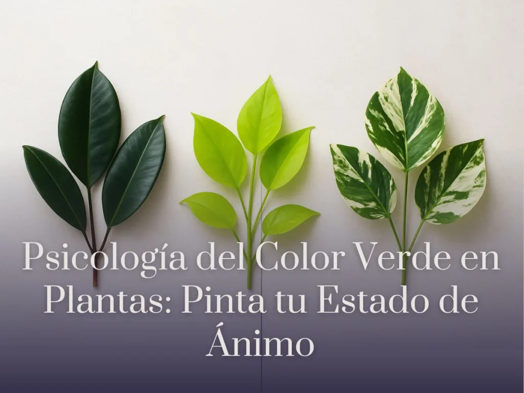 Psicología del Color Verde en Plantas Pinta tu Estado de Ánimo