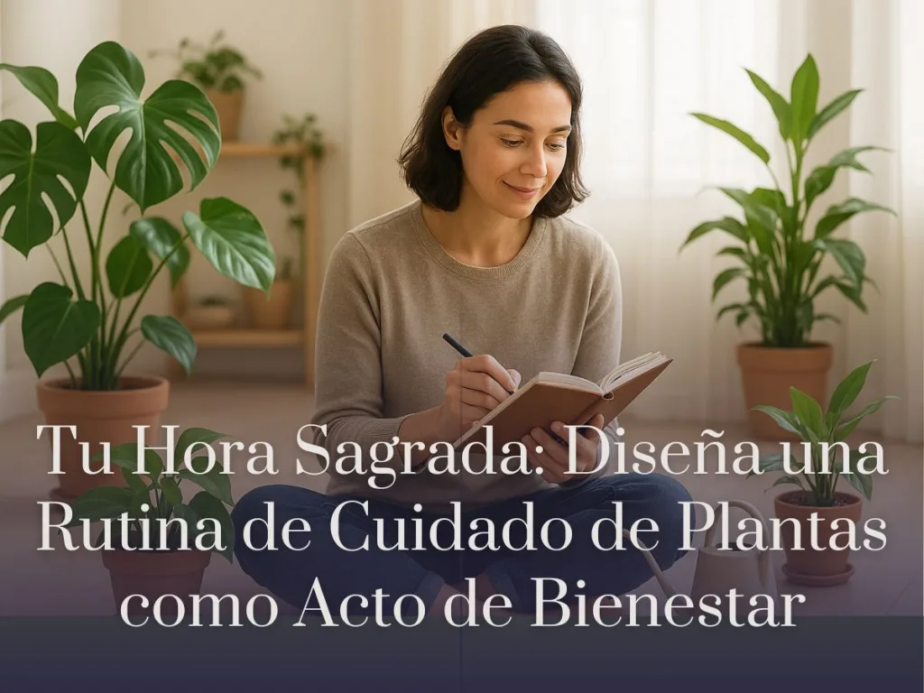 Tu Hora Sagrada Diseña una Rutina de Cuidado de Plantas como Acto de Bienestar