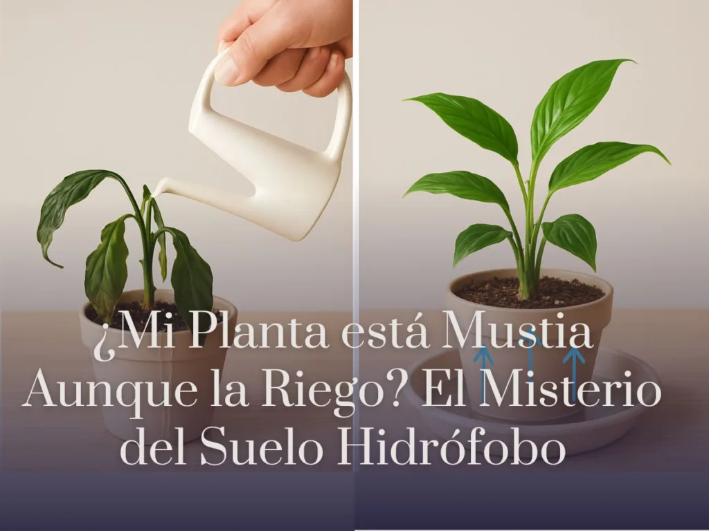 ¿Mi Planta está Mustia Aunque la Riego El Misterio del Suelo Hidrófobo