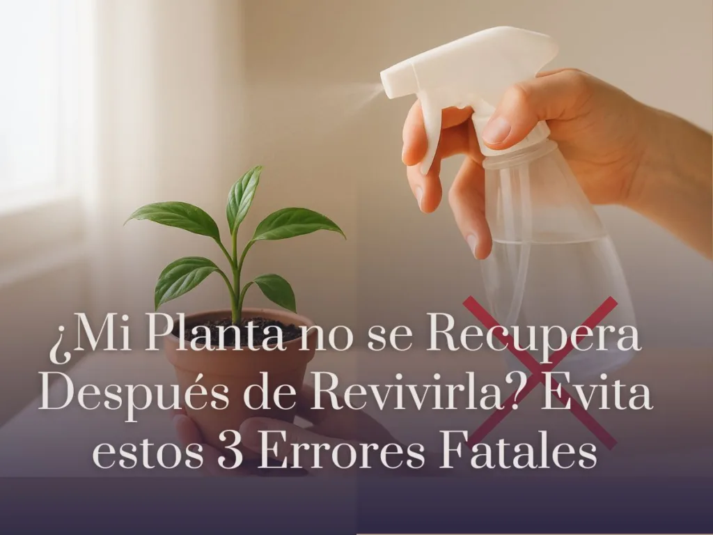 ¿Mi Planta no se Recupera Después de Revivirla Evita estos 3 Errores Fatales