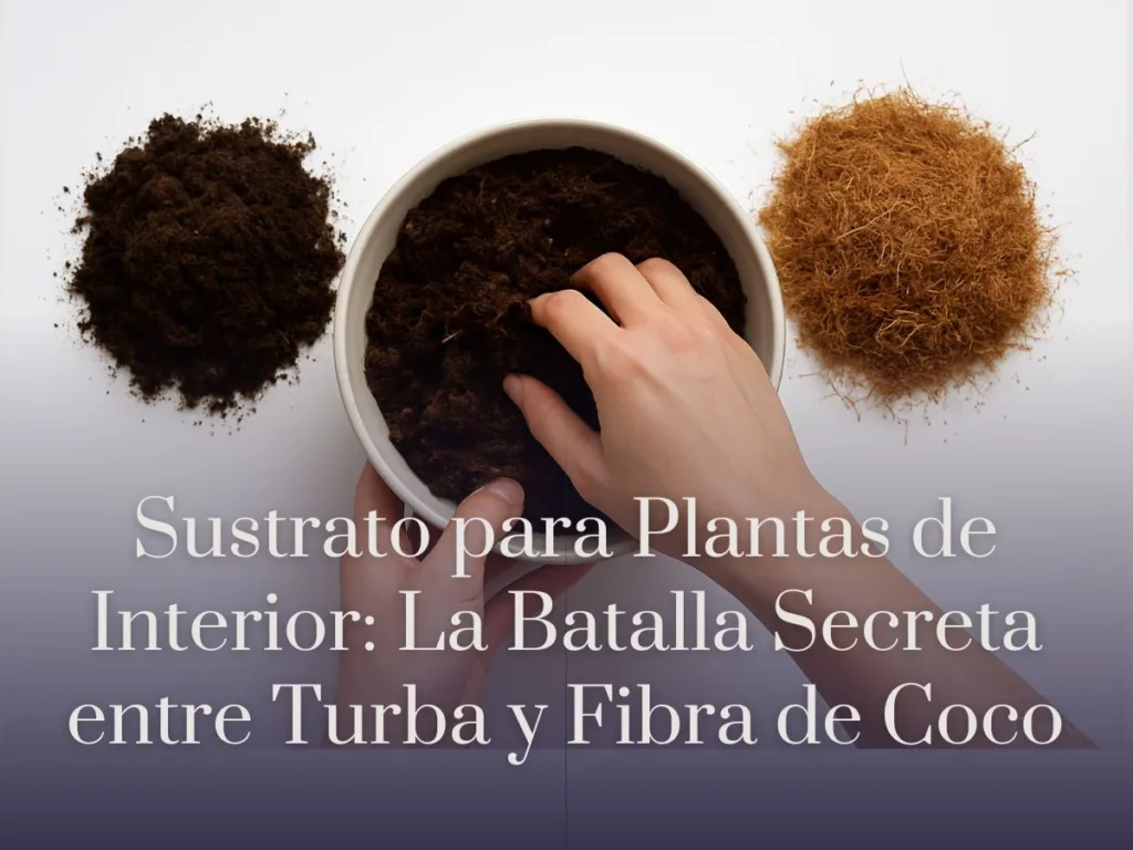 Sustrato para Plantas de Interior La Batalla Secreta entre Turba y Fibra de Coco