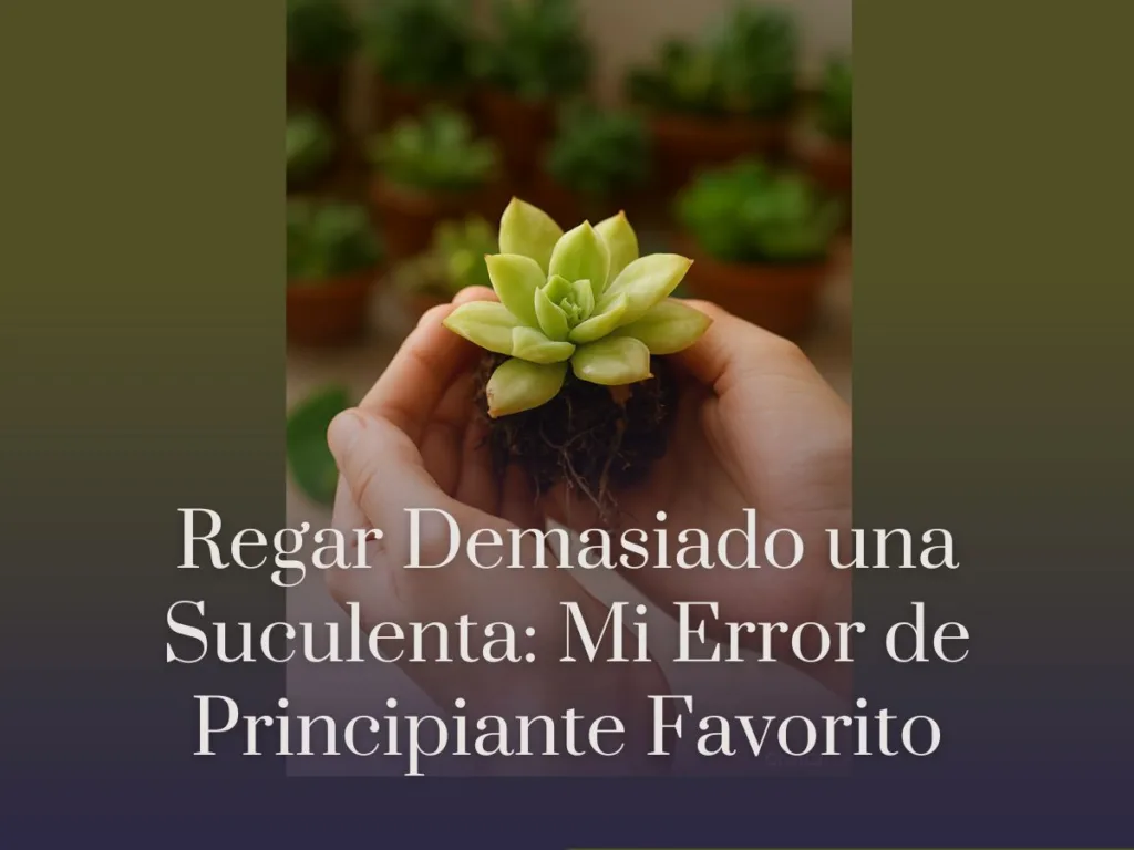 Regar Demasiado una Suculenta Mi Error de Principiante Favorito