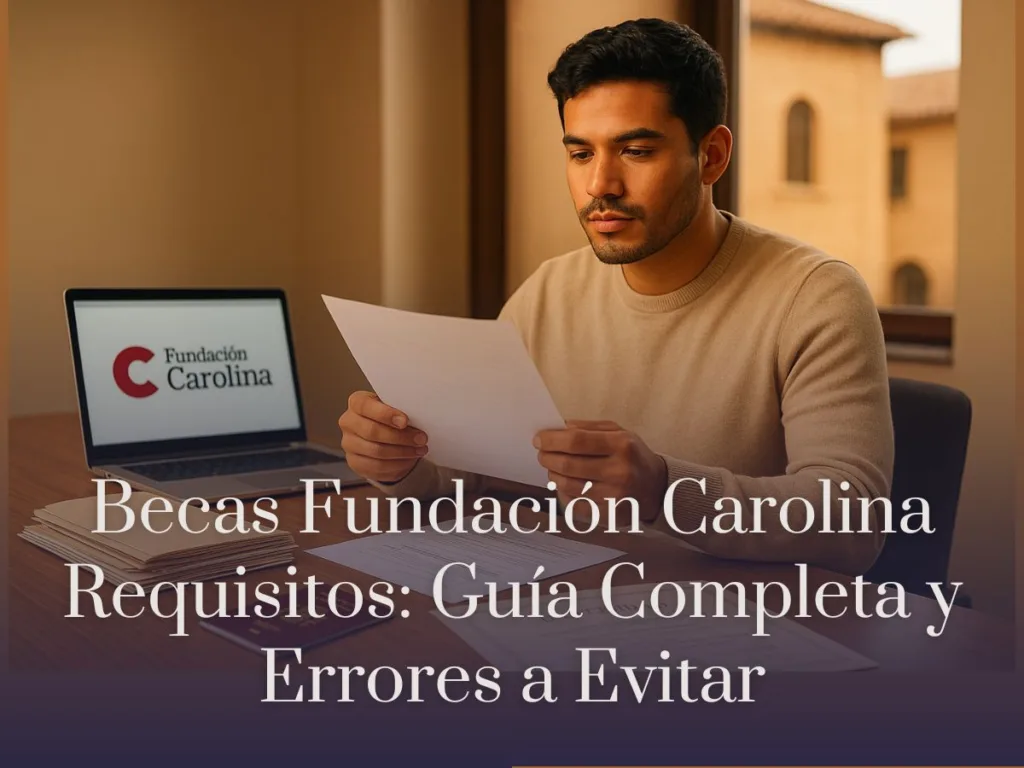 Becas Fundación Carolina Requisitos Guía Completa y Errores a Evitar