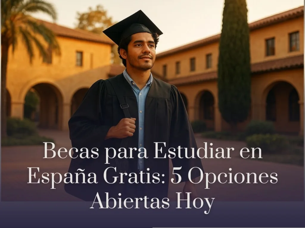 Becas para Estudiar en España Gratis 5 Opciones Abiertas Hoy