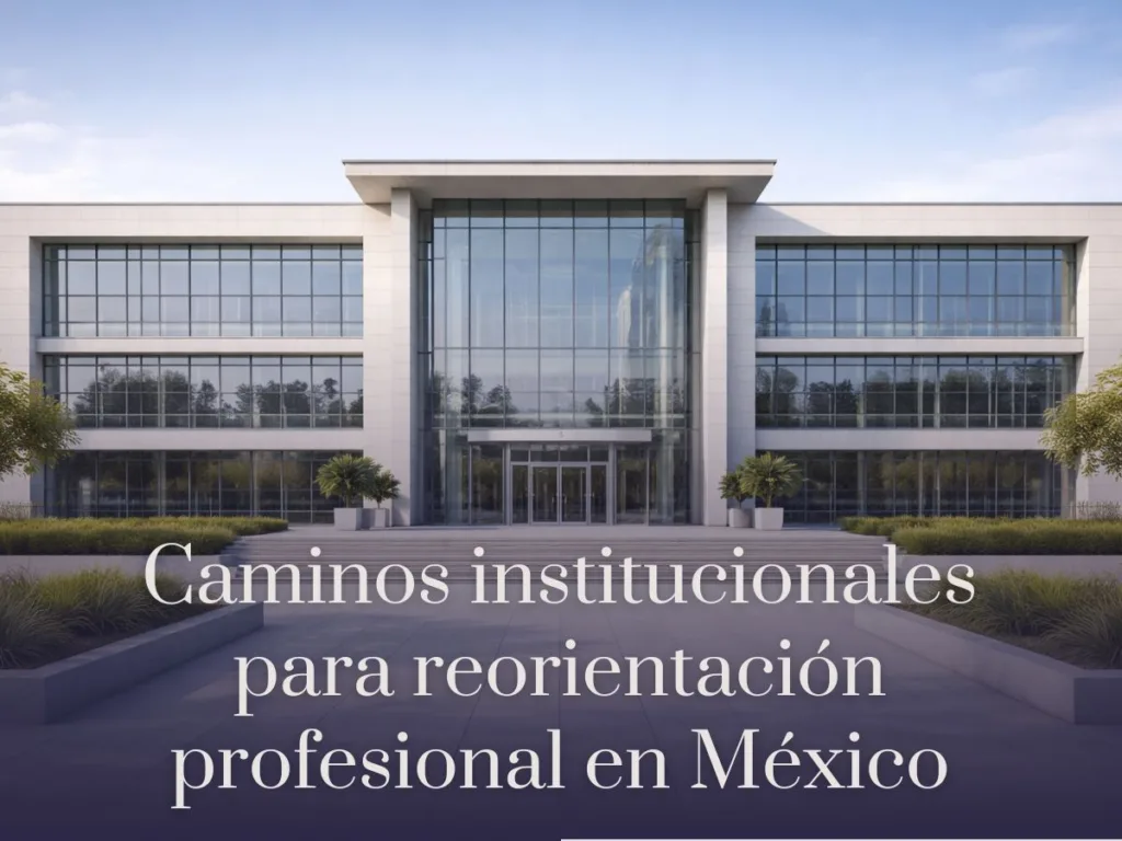 Caminos institucionales para reorientación profesional en México