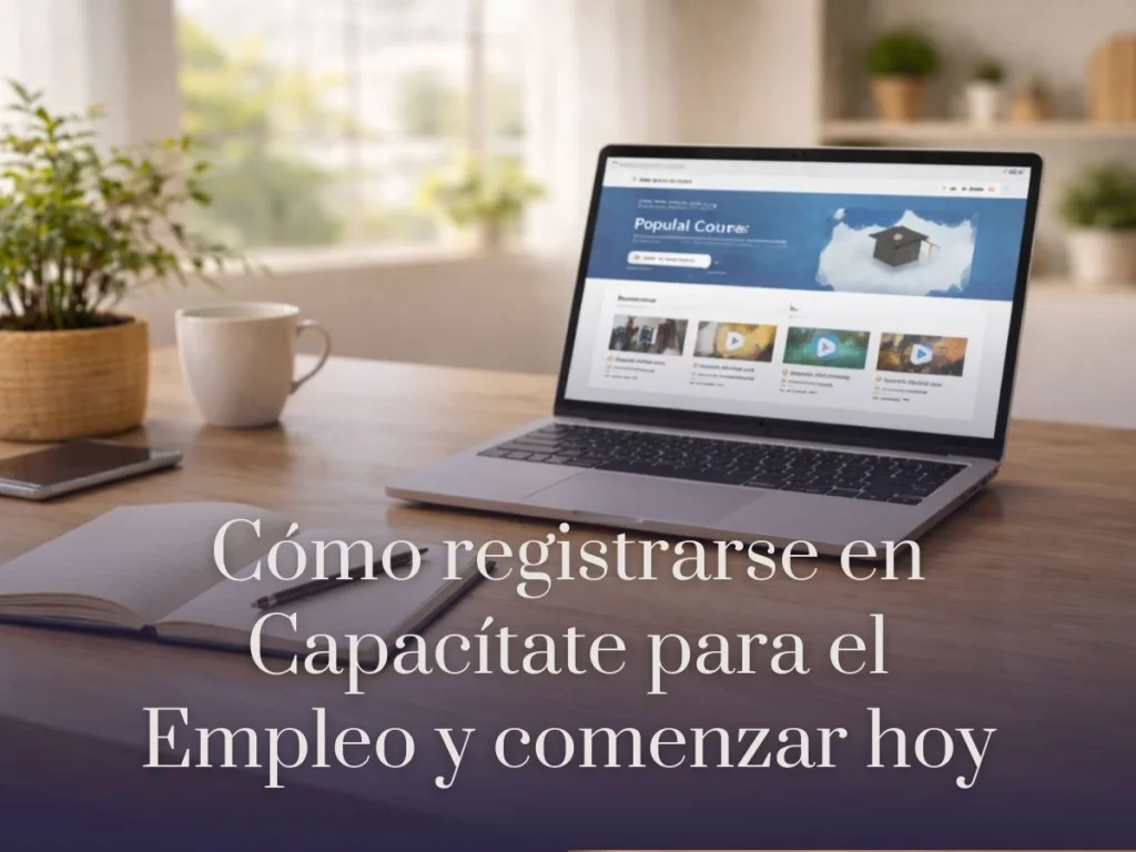 Cómo registrarse en Capacítate para el Empleo y comenzar hoy