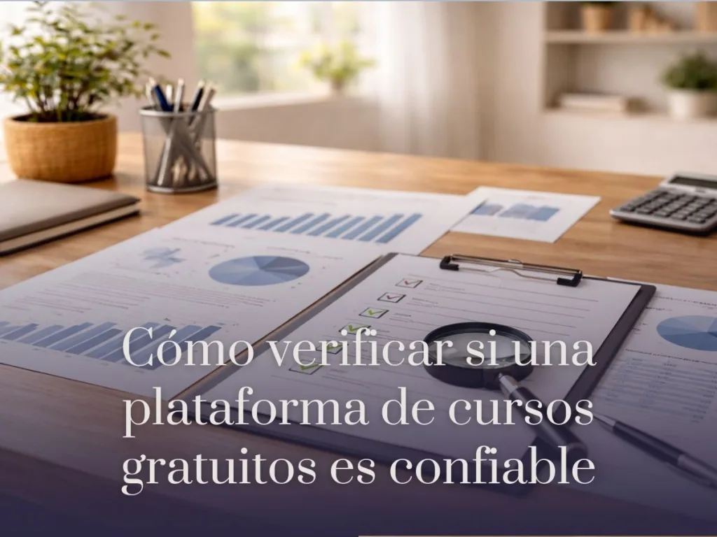 Cómo verificar si una plataforma de cursos gratuitos es confiable