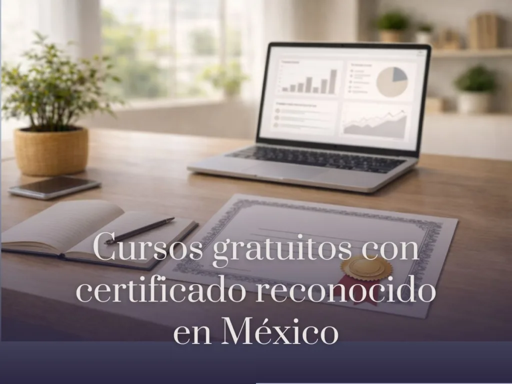 Cursos gratuitos con certificado reconocido en México
