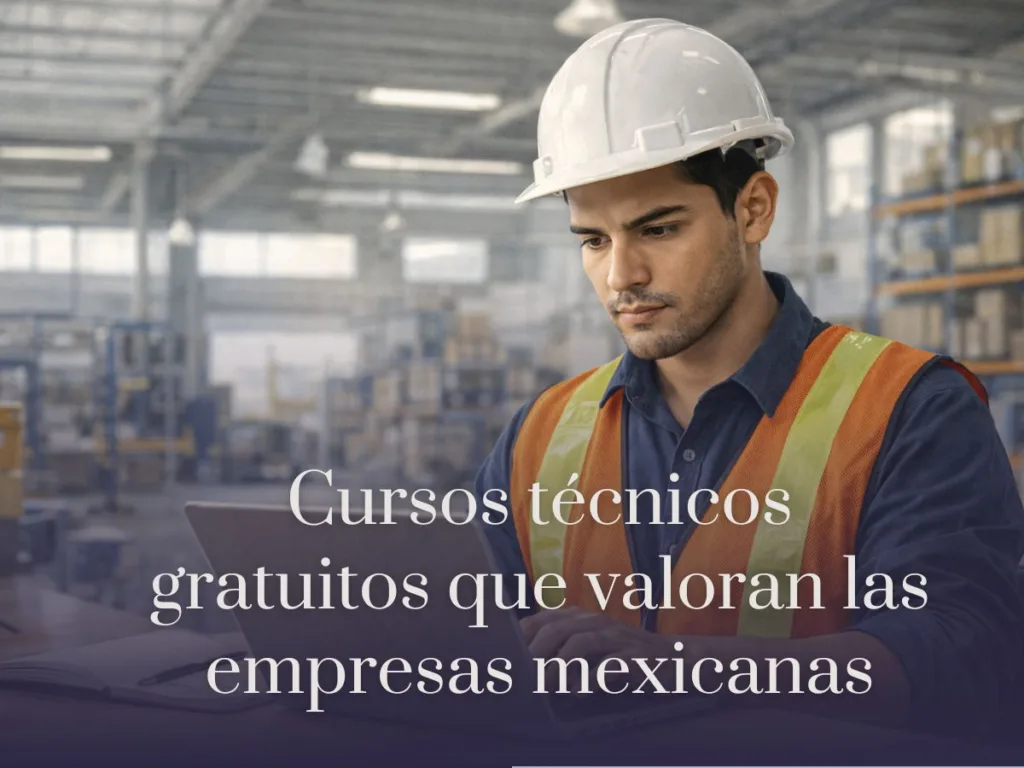 Cursos técnicos gratuitos que valoran las empresas mexicanas