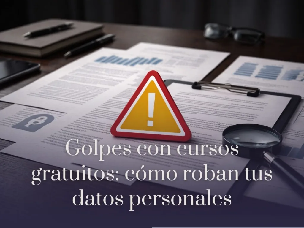 Golpes con cursos gratuitos cómo roban tus datos personales