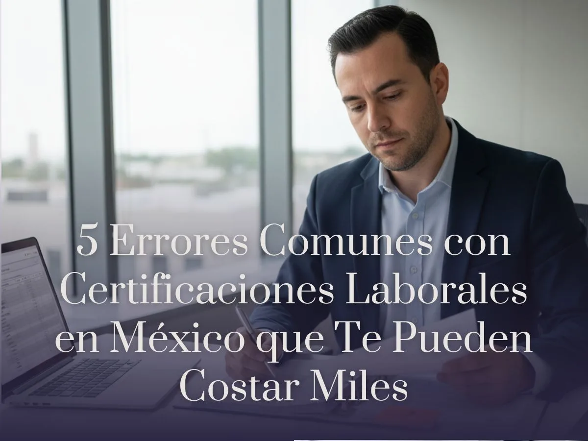 Errores comunes con certificaciones laborales en México que te pueden ...