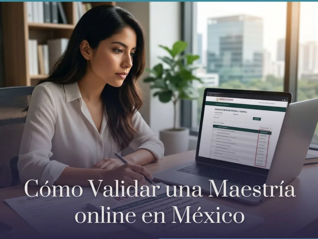 Cómo Validar una Maestría online en México