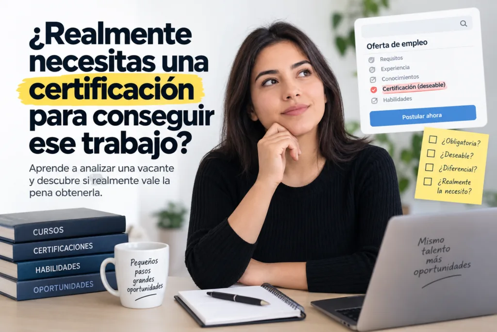 Realmente necesitas una certificación profesional